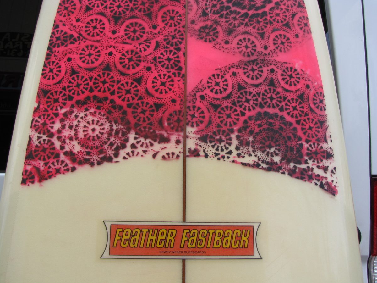 1969 Dewey er Feather Fastback Island Trader Surf Shop