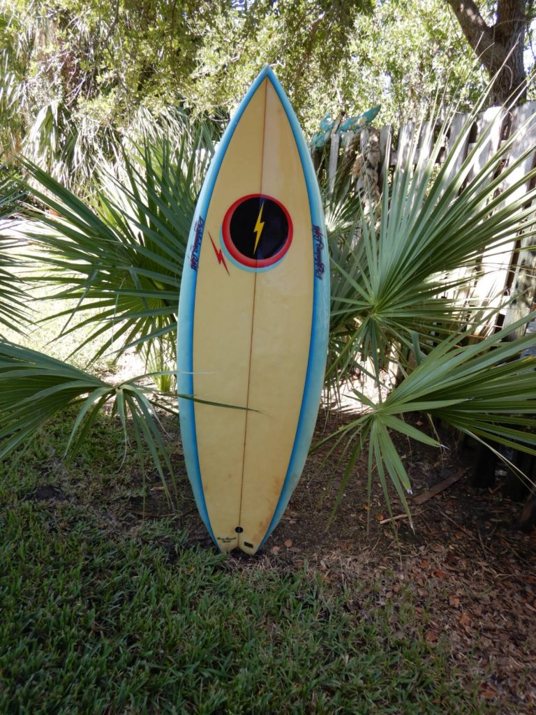 Early 80's Lightning Bolt Vintage Surfboard | Island Trader Surf Shop