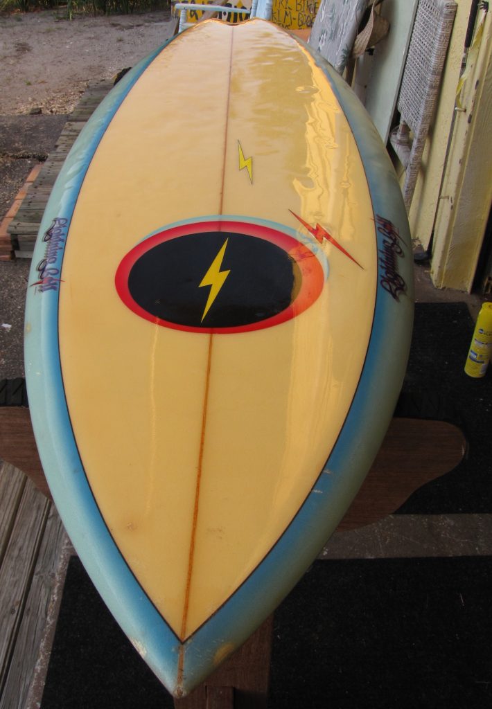 1981 Gerry Lopez / Lightning Bolt Vintage Surfboard Island Trader