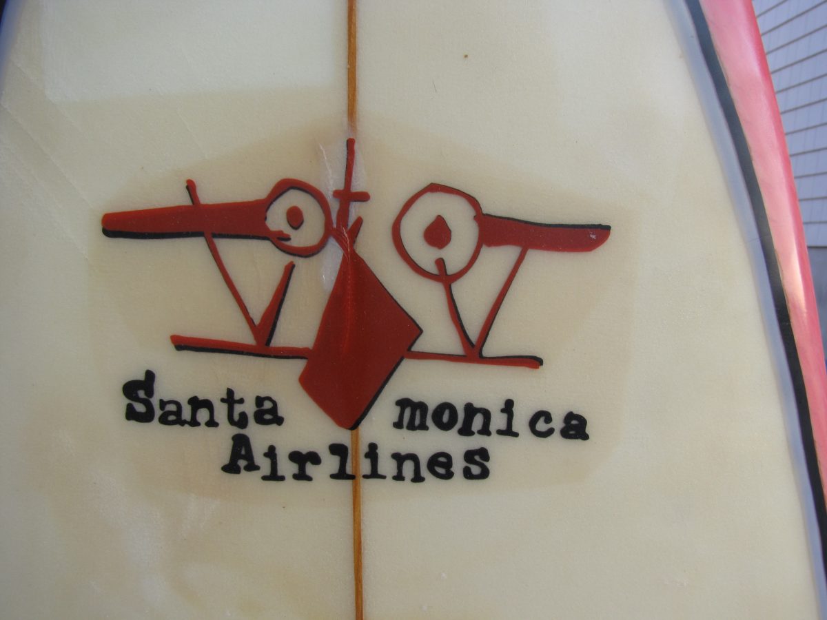 Details about   VTG CON Surfboards Santa Monica Venice CA Dogtown Surf Laminate Decal Sticker 