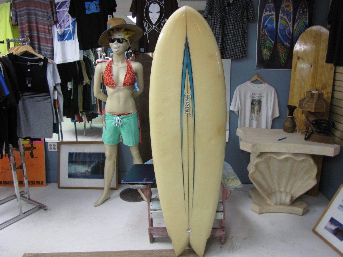 Caster vintage surfboard surfing museum surfshop stuart fl