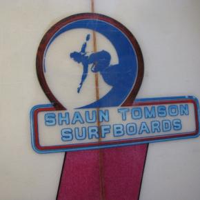 Shaun Tomson vintage surfboard tom parrish surfing museum surfshop stuart florida