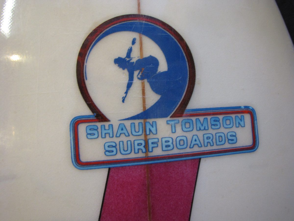 Shaun Tomson vintage surfboard tom parrish surfing museum surfshop stuart florida