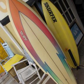 Ben Aipa rick hamon sting Stinger Vintage Surfboard museum surfshop stuart jensen beach fl florida