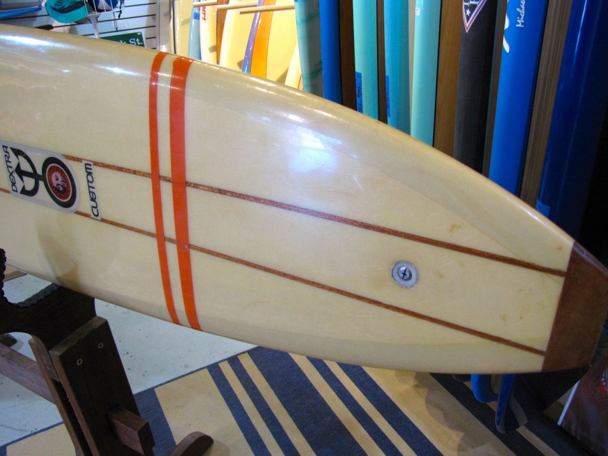 Dextra Vintage antique popout surfboard museum surfboards surfshop stuart jensen beach fl florida