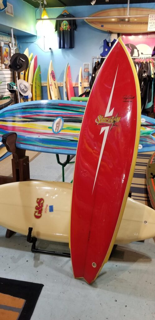 vintage lightning bolt starbolt star bolt vintage surfboard gerry lopez rory russell surfshop stuart florida