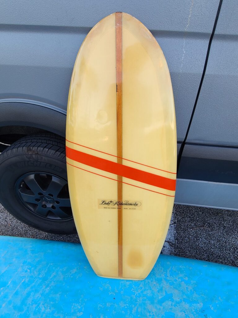 vintage duke kahanamoku butch van artsdalen bellyboard belly board paipo vintage surfboard island trader surfshop stuart florida